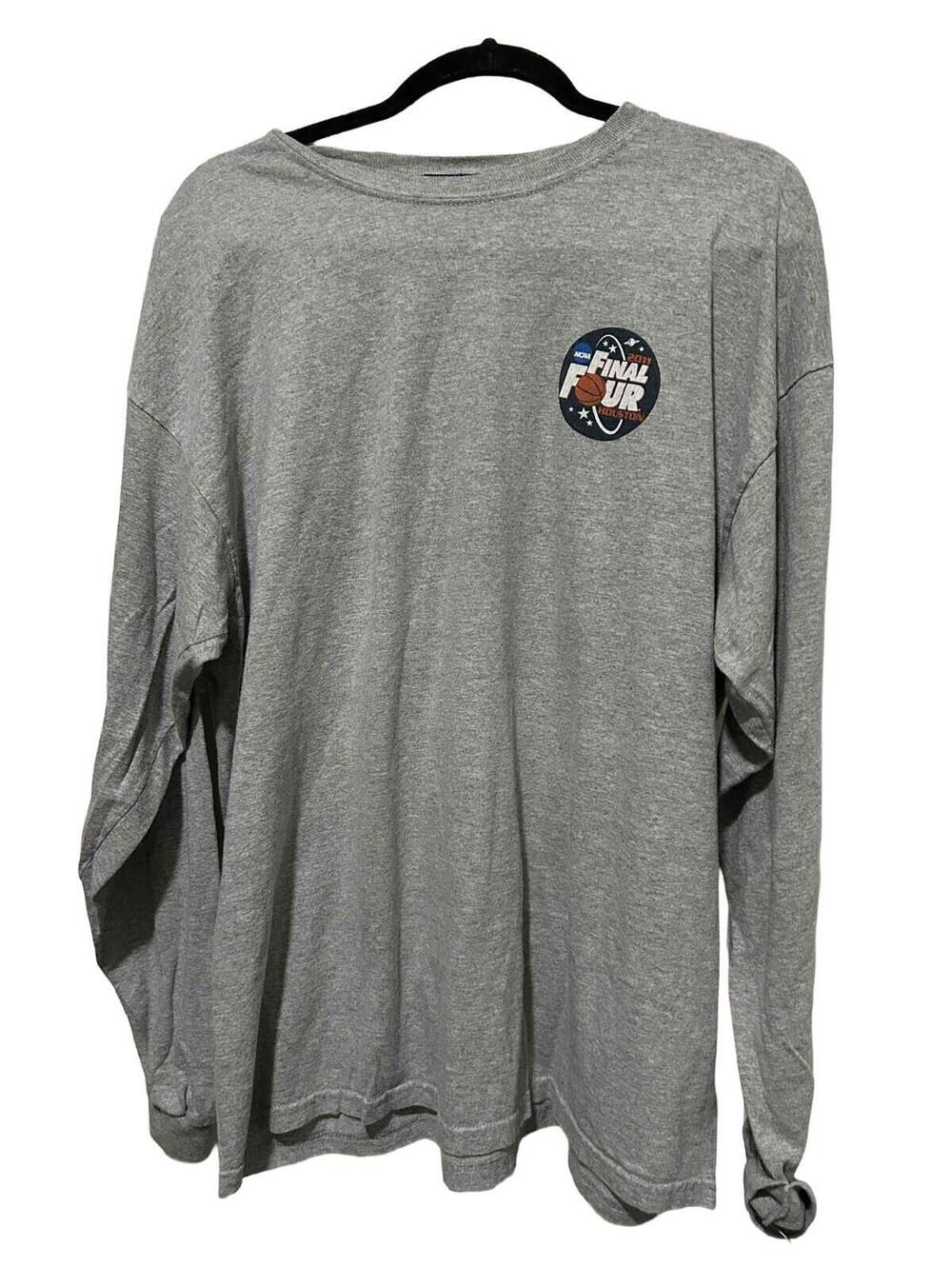 Blue 84 March Madness 2011 NCAA Final Four Long Sleeve T-shirt Men's Sz XL Gray